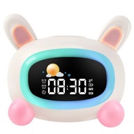 Inteligentné hodiny detský LED budík (králik) (4308)