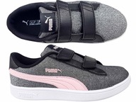 PUMA SMASH BUTY TRAMPKI TENISÓWKI DZIECIĘCE RZEPY