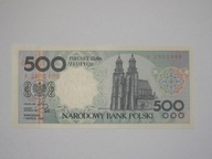 Polska Banknot 500 zł A ! 1990 Gniezno UNC Katedra