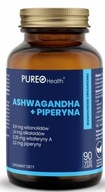 Pureo Health Ashwagandha + Piperyna żeń-szeń indyjski 90 kapsułek