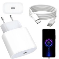 SZYBKA ŁADOWARKA SIECIOWA TELEFONU DLA SAMSUNG 20W + KABEL USB-C 1M