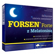 Forsen Forte s melatonínom, 30 kapsúl nočný spánok