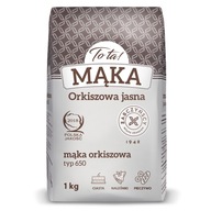 MĄKA ORKISZOWA jasna Typ 650 chlebowa ŚWIEŻA ToTa! 1 KG - POLSKIE ZIARNO