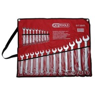 Sada kľúčov, očkové / ploché KS Tools 517.0043