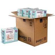 6x Bambo Eko Pieluszki Nature 2 Mini 3-6kg 180 szt