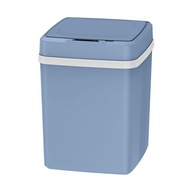 Vodotesný inteligentný odpadkový kôš s vekom, elektrický 12-litrový snímač pohybu, modrý