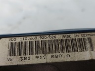 dials clock PASSAT B5 1.6 B 3B1919880A