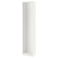 IKEA PAX Obudowa szafy biały 50x35x236 cm