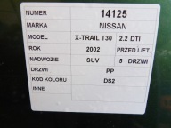 Nissan X-trail T30 door front right lak. DS2