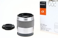 Objektív Sony E 50mm F1.8 OSS (SEL50F18) strieborný