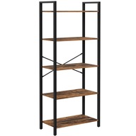 Könyvespolc álló polc 153 cm LOFT vitrin