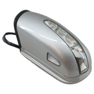 right mirror exterior MERCEDES W211 silver KOD C744 11-vertical 2002
