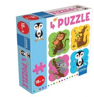 Granna Puzzle s tučniakom 4 puzzle 4 dieliky