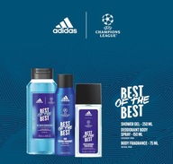 Zestaw prezentowy dla mężczyzn ADIDAS UEFA Best of the Best 3 elementy