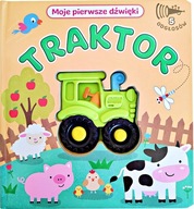 KSIĄŻECZKA KSIĄŻKA SENSORYCZNA DŹWIĘKOWA TRAKTOR