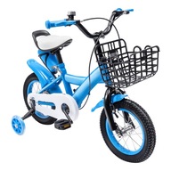 12'' синій велосипед, дитячий сталевий велосипед, дитячий велосипед для дітей 2-4 років.