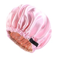 Czapki satynowe Czapki do spania Regulowane Pielęgnacja włosów Różowe