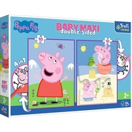 Puzzle _Baby MAXI 2x10_ - Pogodny dzień Peppy / Peppa Pig FSC Mix 70%