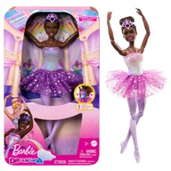 LALKA BARBIE MATTEL BALETNICA MAGICZNE ŚWIATEŁKA BRUNETKA HLC26