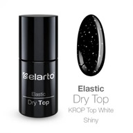 Top Elarto Elastic Dry Krop Top White Shiny 7ml