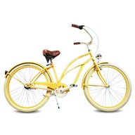 Rower beach Cruiser damski 26 damka SUNRISE RoyalBi 3 biegi shimano retro