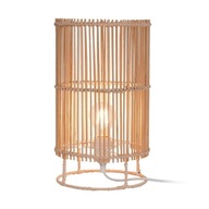 Naturalna bambusowa lampa stołowa nocna EDIN