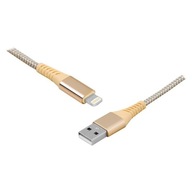 Złącze Apple iPhone 5/6/7-USB-Lightning 2m złoty / Lx8573G 2M