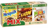Nestle Mix Mini Płatki Lion Nesquik CiniMini Crisp