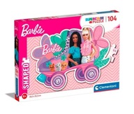 Puzzle 104 el. shaped Barbie 27164