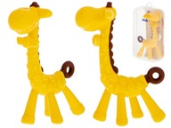 Silikónové hryzátko na zúbkovanie žltá žirafa