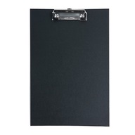 10x Písacia podložka s klipom A4 clipboardová doska čierna