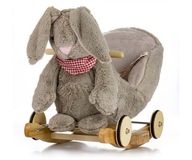 Królik bujany na biegunach Polly Plus - Grey Bunny