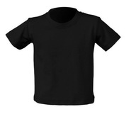 T-SHIRT DZIECIĘCY koszulka JHK TSRB-150 czarna 0+ BK 74