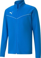 BLUZA MĘSKA PUMA TEAMRISE TRAINING SPORTOWA NIEBIESKA r M