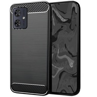 PUZDRO PRE MOTOROLA MOTO G54 5G | PANCIEROVÉ KARBÓN CASE ČIERNE