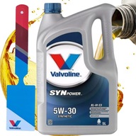 OLEJ VALVOLINE 5W30 SYNPOWER 5L XL-III API SN, ACEA C3 SYNTETYCZNY OEM