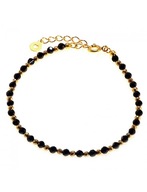 Turmalínový náramok HEMATYT 925