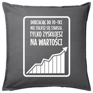 70 LAT WZROST poduszka 50x50 prezent