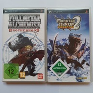 Fullmetal Alchemist Brotherhood + Monster Hunter Freedom 2, PSP