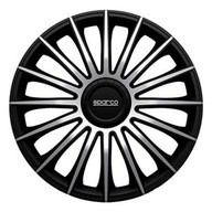 Prikrývky Sparco Torino CS5 Čierna Strieborná 15" (4 uds)