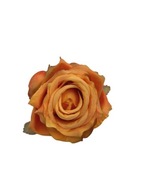 Ruža hlavička 9 cm oranžová