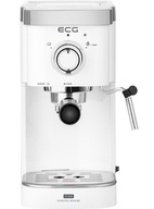Bankový tlakový kávovar ECG ESP 20301 White 1450 W biely