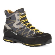 Buty trekkingowe męskie AKU Trekker Lite III GTX szaro-żółte 977-491 42 (8