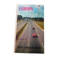 EUROPA - atlas samochodowy, 1985 r.