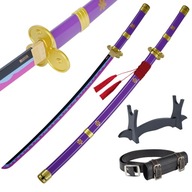 Meč Katana Roronoa Zoro Purple Enma One Piece Drevený JT10661PU-2