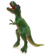 Dinozaur gumowy, ODGŁOSY TYRANOZAUR 30cm,miękki, ręcznie malowany.