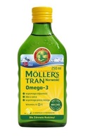 Mollers Tran Nórska citrónová tekutina 250ml