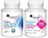 Aliness Cmar sodný 550mg + Vitamín B-50 Methyl TMG Črevá Nadúvanie