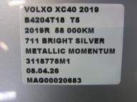 VOLVO XC40 left rear part door left rear. complete colour 711-16 silver XC 40