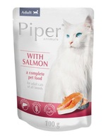 Vlhké krmivo pre mačky Piper losos 0,1 kg